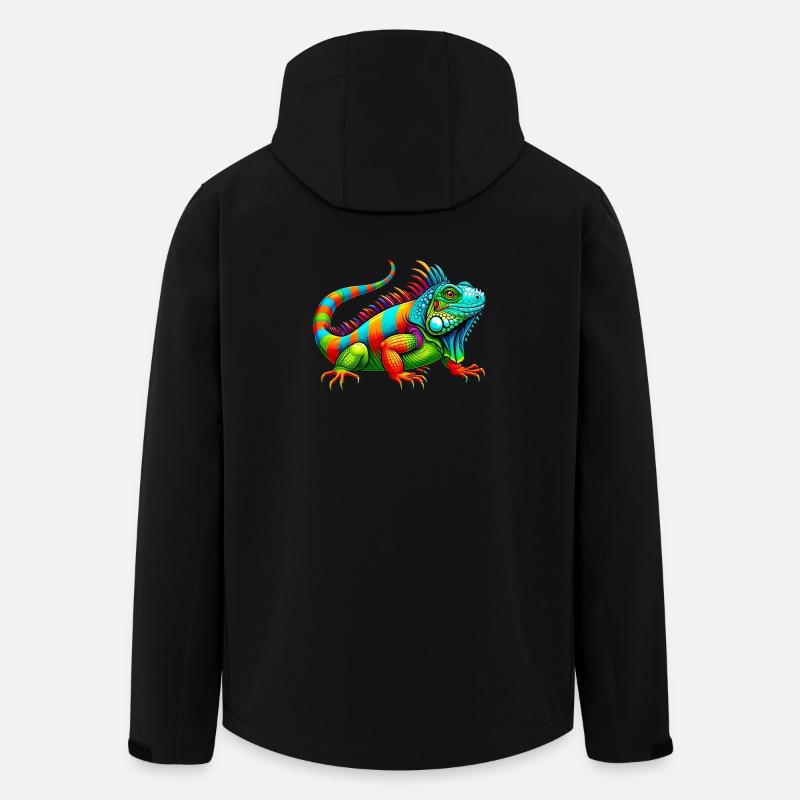 Leguan - Recycelte Männer Softshell-Jacke von Stanley/Stella - Schwarz