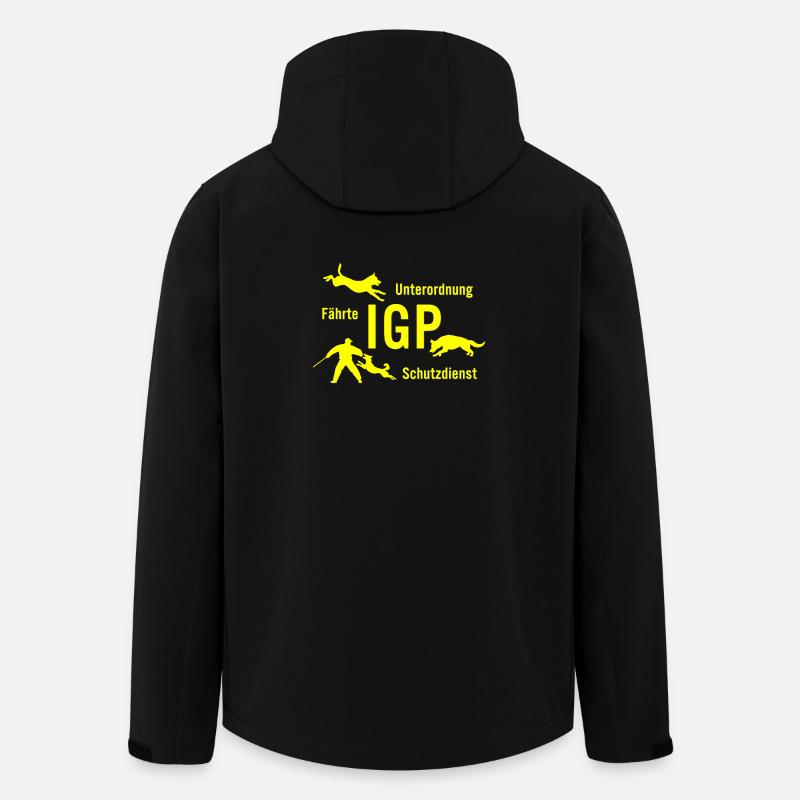 IGP Hundesport - gelb - Recycelte Männer Softshell-Jacke von Stanley/Stella - Schwarz