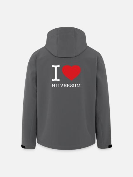 I LOVE HILVERSUM - Men’s Recycled Softshell Jacket by Stanley/Stella - black