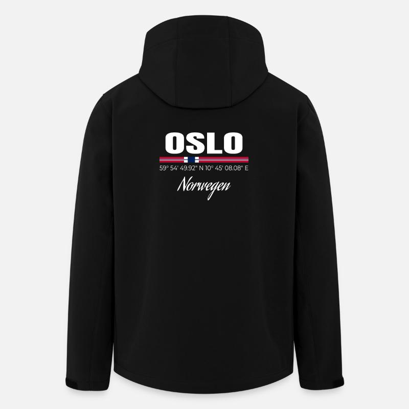 Oslo - Recycelte Männer Softshell-Jacke von Stanley/Stella - Schwarz