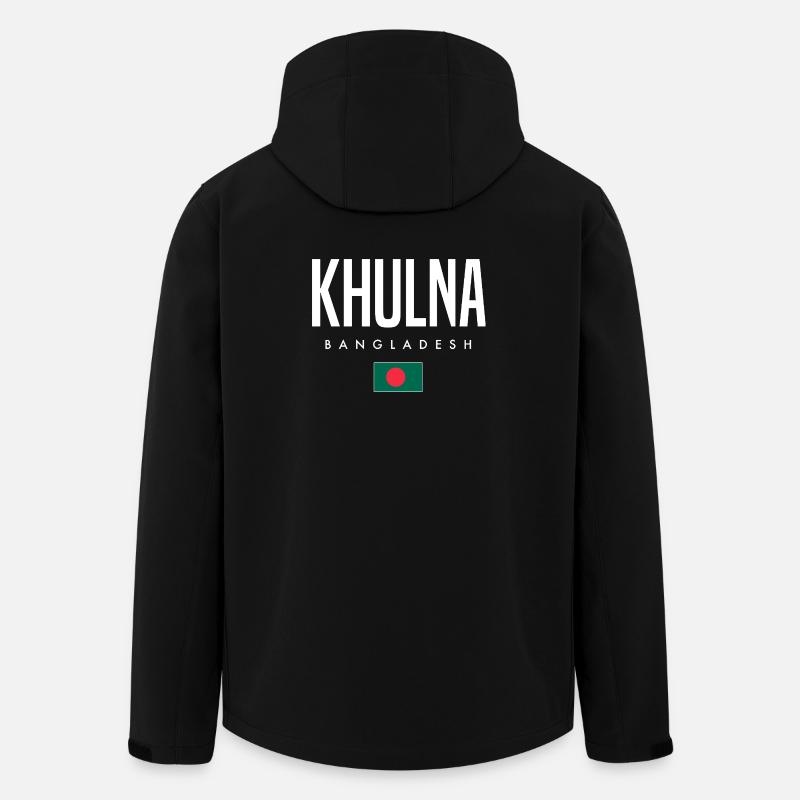 Khulna Bangladesch - Recycelte Männer Softshell-Jacke von Stanley/Stella - Schwarz