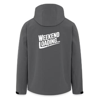 Chargement du week-end - Veste softshell homme en polyester recyclé Stanley/Stella - charbon - Dos - AI Model Male 185 light (185cm)