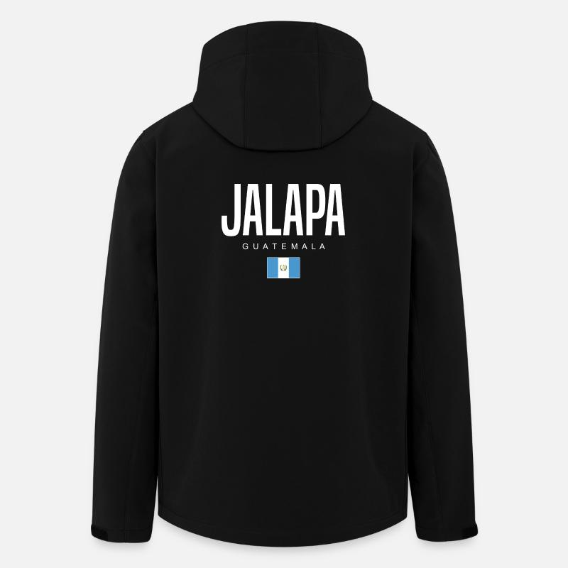 Jalapa Guatemala Guatemalteken - Veste softshell homme en polyester recyclé Stanley/Stella - noir