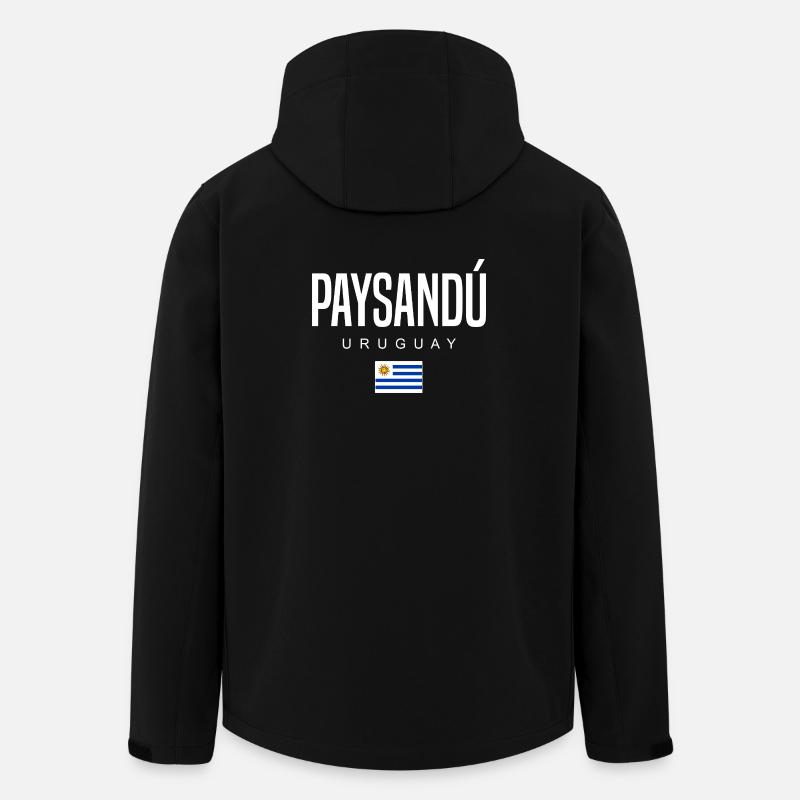 Paysandú Uruguay Uruguayen - Veste softshell homme en polyester recyclé Stanley/Stella - noir
