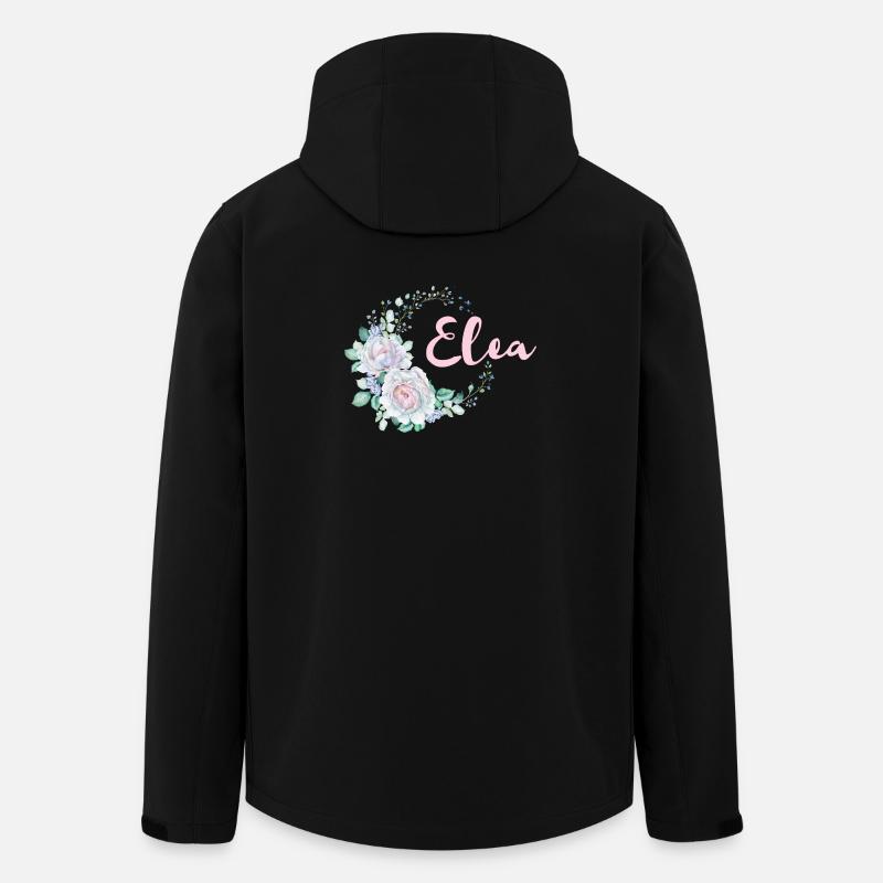 For Elea - Men’s Recycled Softshell Jacket by Stanley/Stella - black