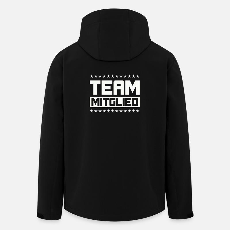 Team Member - Men’s Recycled Softshell Jacket by Stanley/Stella - black