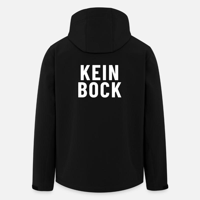 Kein Bock - Recycelte Männer Softshell-Jacke von Stanley/Stella - Schwarz
