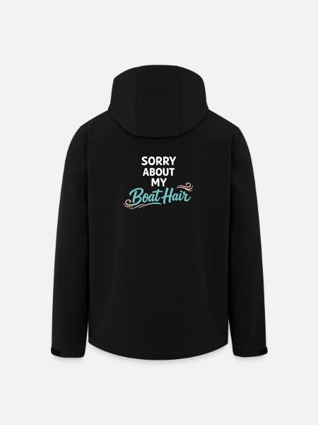 Sea hairs don't care about - Men’s Recycled Softshell Jacket by Stanley/Stella - black
