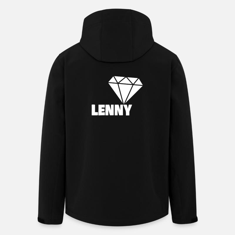 Lenny as a diamond - Men’s Recycled Softshell Jacket by Stanley/Stella - black