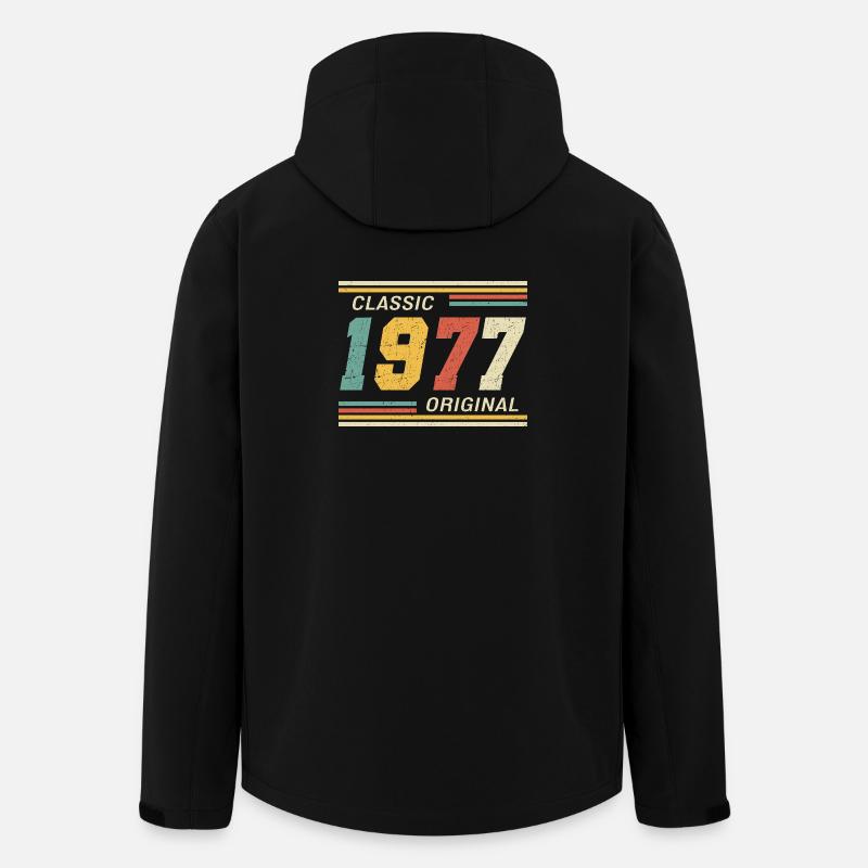 Classic 1977 original 1977 - Men’s Recycled Softshell Jacket by Stanley/Stella - black