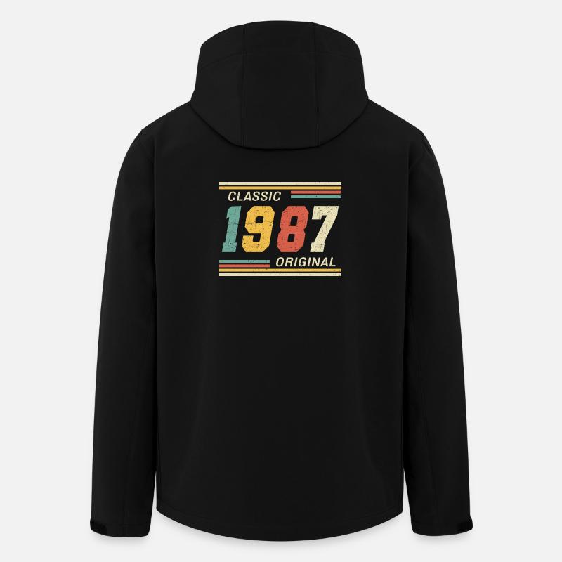 Classic 1987 original 1987 - Recycelte Männer Softshell-Jacke von Stanley/Stella - Schwarz