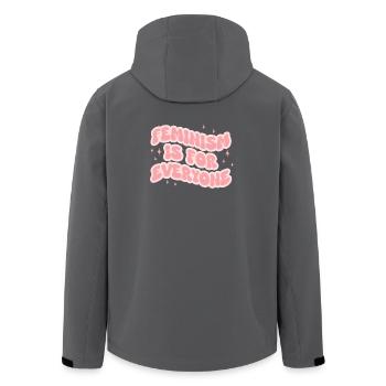 Feminismus ist für alle - Recycelte Männer Softshell-Jacke von Stanley/Stella - Schwarz - Hinten - AI Model Male 185 light (185cm)