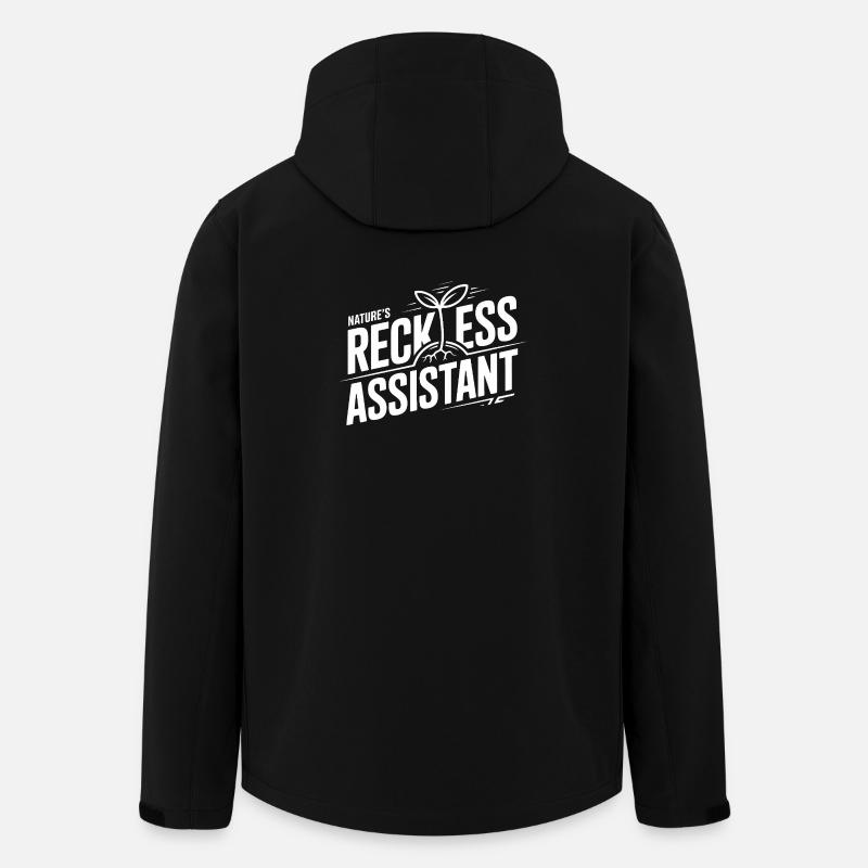 Der rücksichtslose Assistent der Natur - Recycelte Männer Softshell-Jacke von Stanley/Stella - Schwarz