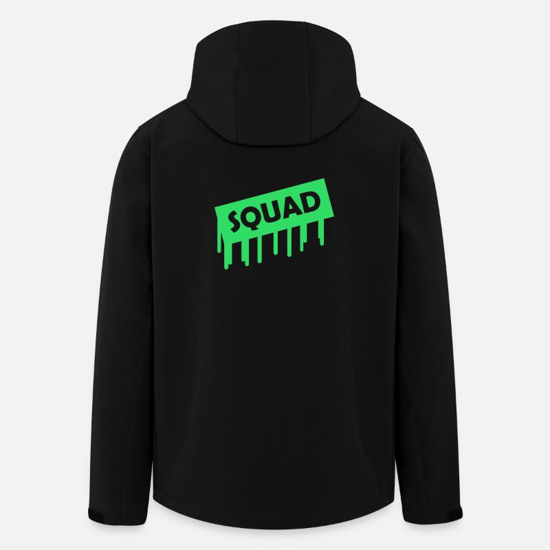 Squad - Men’s Recycled Softshell Jacket by Stanley/Stella - black