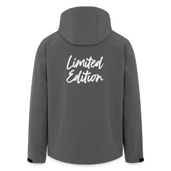 limited_edition- - Recycelte Männer Softshell-Jacke von Stanley/Stella - Anthrazit - Hinten - AI Model Male 185 light (185cm)