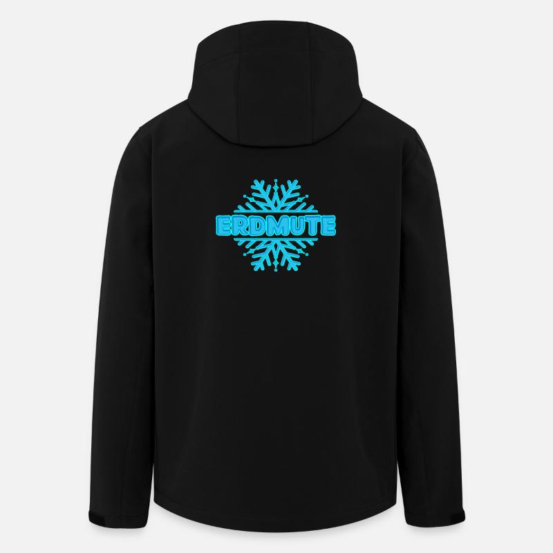 Vorname Erdmute - Recycelte Männer Softshell-Jacke von Stanley/Stella - Schwarz