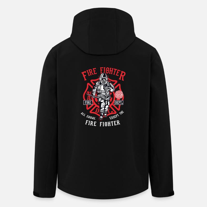 Firefighter - Men’s Recycled Softshell Jacket by Stanley/Stella - black