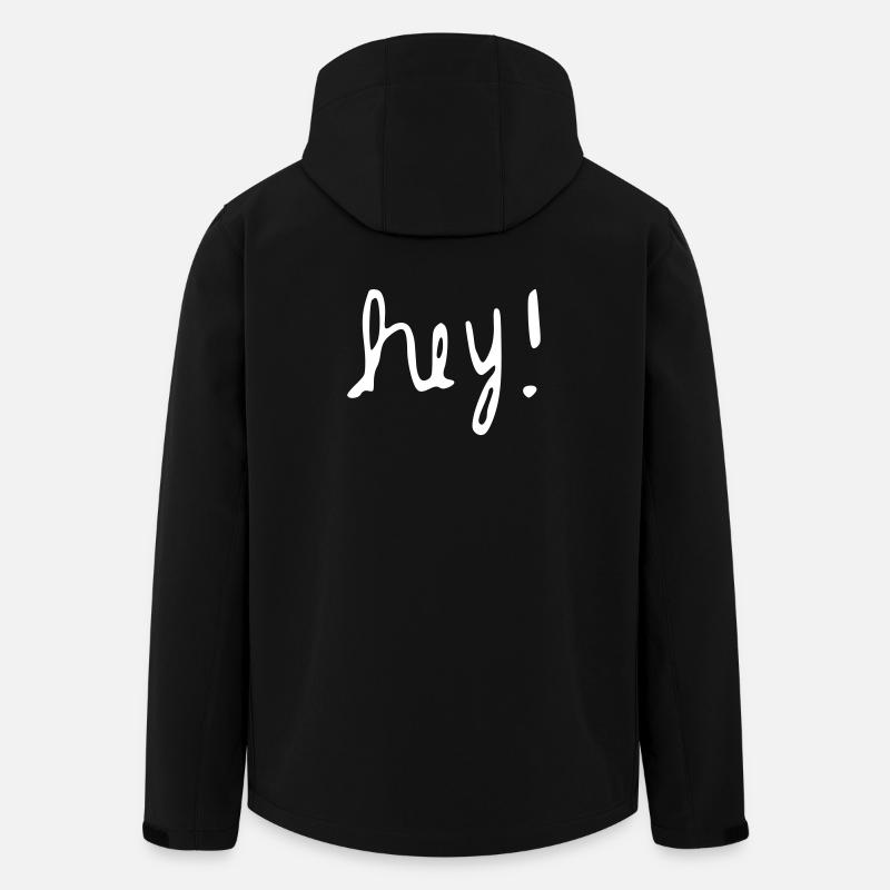 Hey! - Recycelte Männer Softshell-Jacke von Stanley/Stella - Schwarz