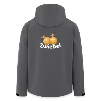 ZWIEBEL - Recycelte Männer Softshell-Jacke von Stanley/Stella - Schwarz - Hinten - AI Model Male 185 light (185cm)