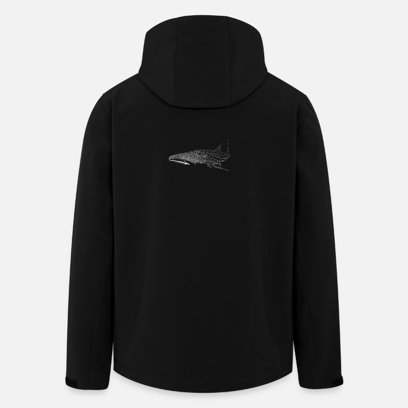 Whale shark - Men’s Recycled Softshell Jacket by Stanley/Stella - black
