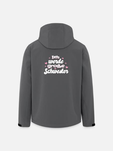 Liebevolle Schwester Botschaft - Recycelte Männer Softshell-Jacke von Stanley/Stella - Schwarz