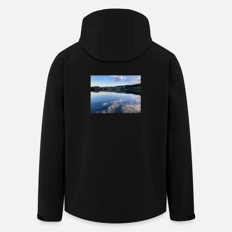 Schalkenmehrener Maa - Recycelte Männer Softshell-Jacke von Stanley/Stella - Schwarz