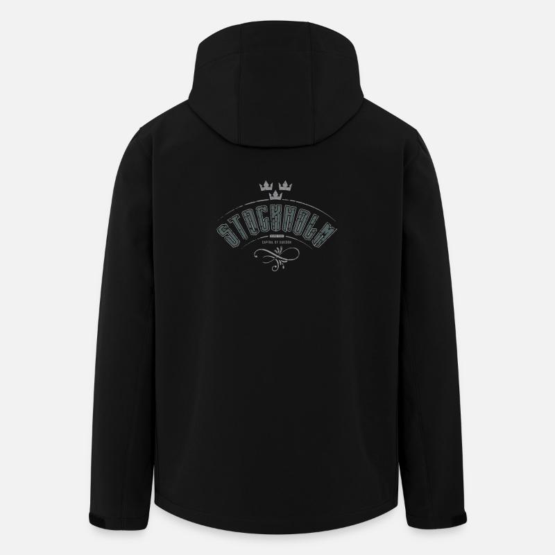 Stockholm 2-fäger - Recycelte Männer Softshell-Jacke von Stanley/Stella - Schwarz