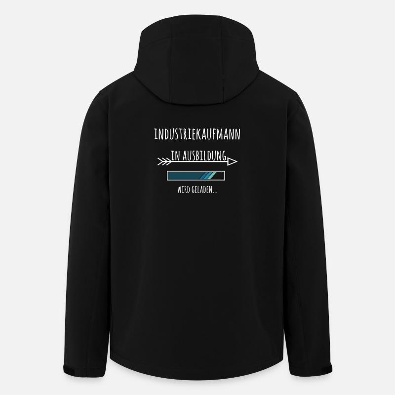 Industriekaufmann Ausbildung Beruf Industrie - Recycelte Männer Softshell-Jacke von Stanley/Stella - Schwarz