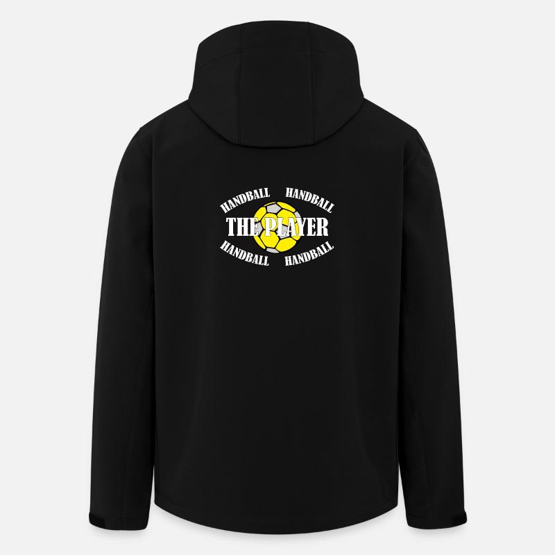 HANDBALL - THE PLAYER - Recycelte Männer Softshell-Jacke von Stanley/Stella - Schwarz