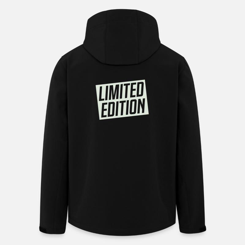 Limited Edition Stamp Design - Men’s Recycled Softshell Jacket by Stanley/Stella - black