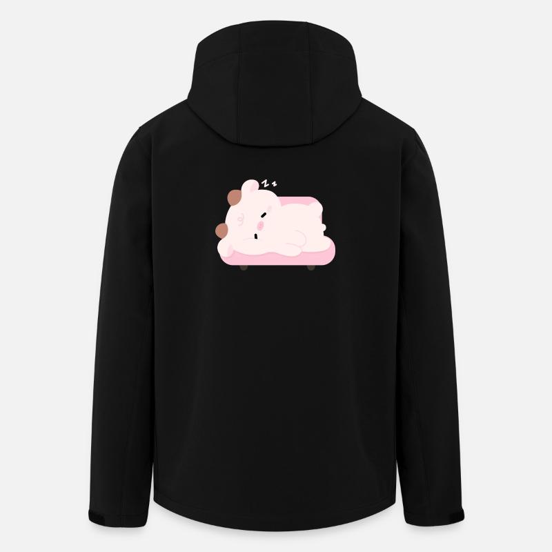 Vache fatiguée - Veste softshell homme en polyester recyclé Discoverer Stanley/Stella - noir