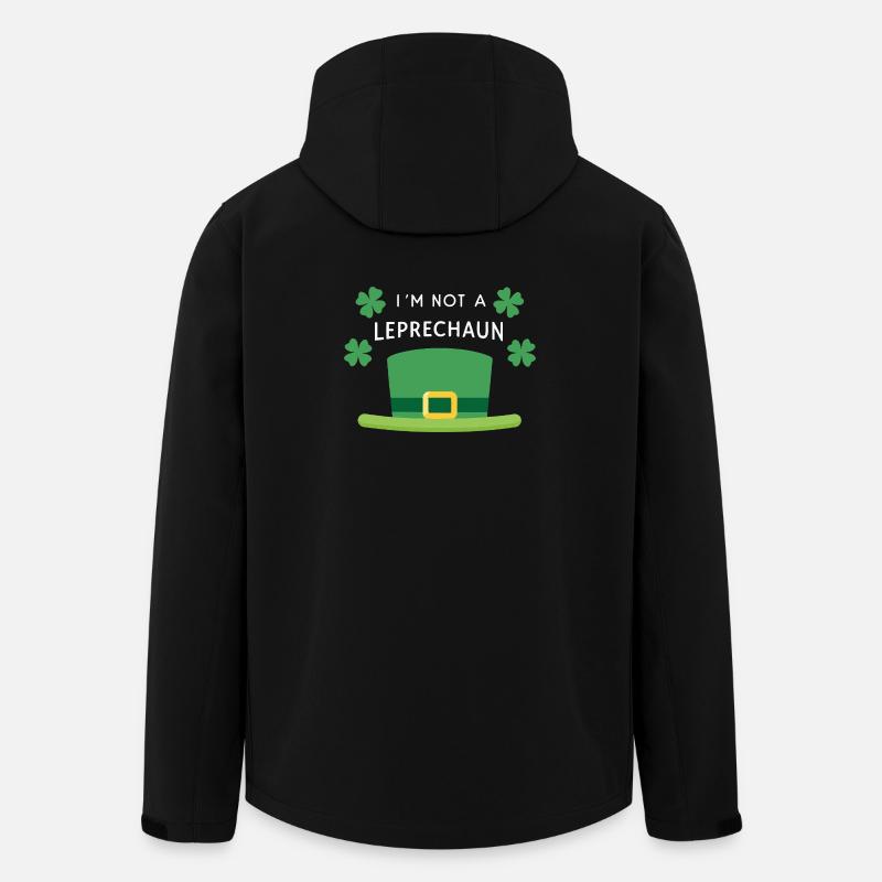 Ich bin kein Kobold - Recycelte Männer Softshell-Jacke von Stanley/Stella - Schwarz