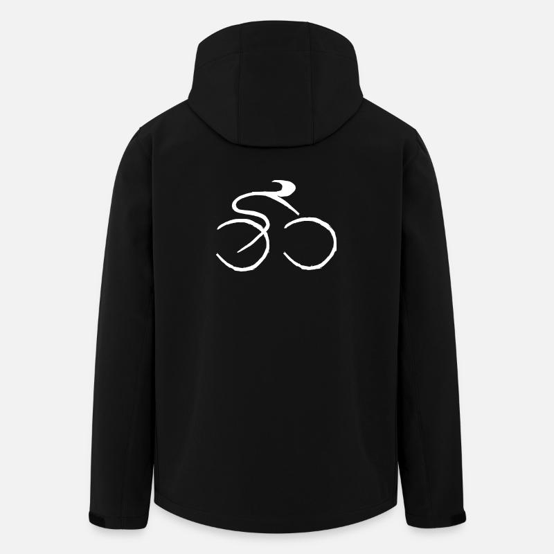 Cycling - Recycelte Männer Softshell-Jacke von Stanley/Stella - Schwarz