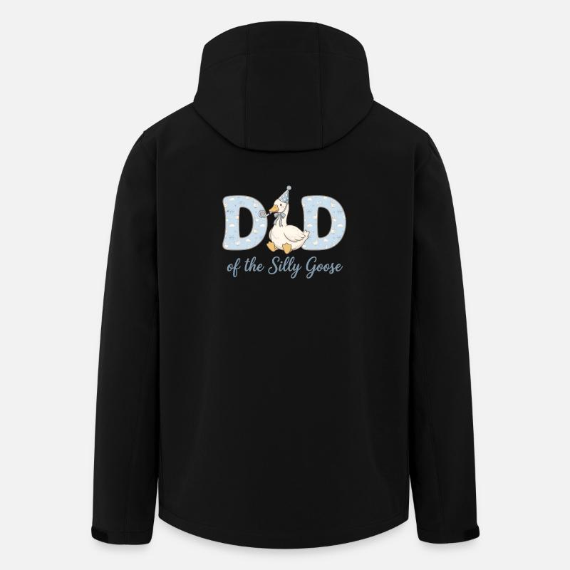 Dadd der Dummen Gans - Recycelte Männer Softshell-Jacke von Stanley/Stella - Schwarz