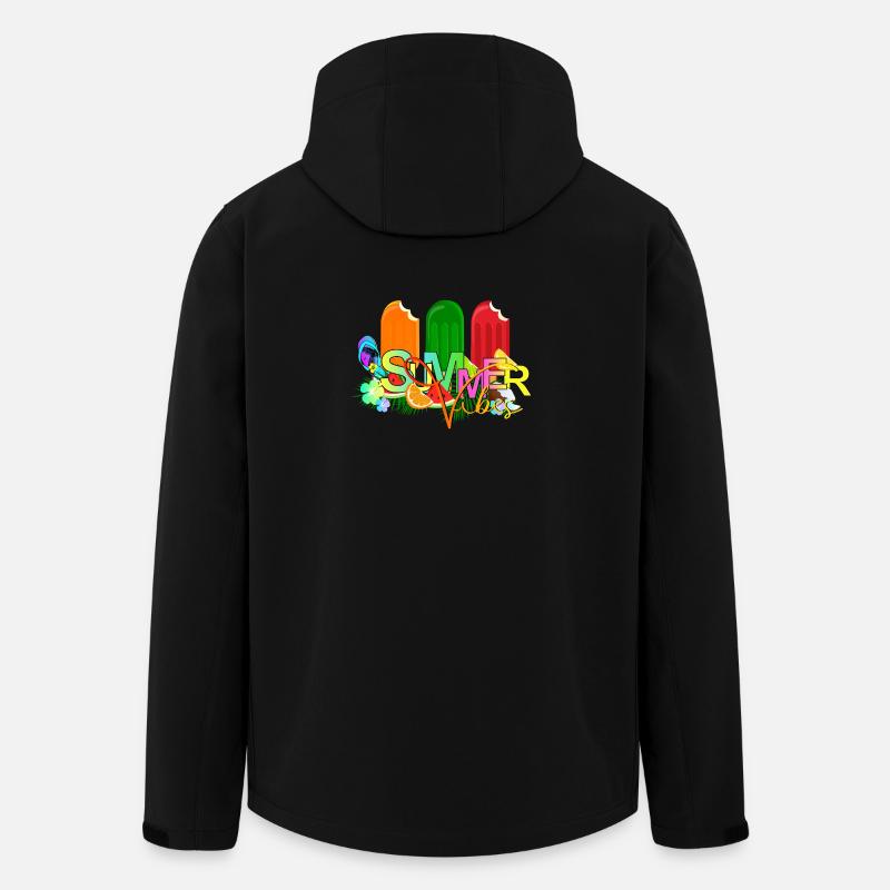Summer Vibes  - Recycelte Männer Softshell-Jacke von Stanley/Stella - Schwarz