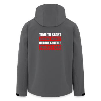 Start saving money Car lover car guy mechanic - Recycelte Männer Softshell-Jacke von Stanley/Stella - Schwarz - Hinten - AI Model Male 185 light (185cm)