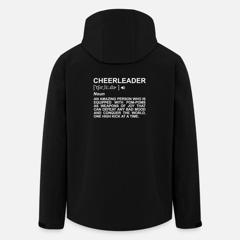 Explication des pom-pom girls - Veste softshell homme en polyester recyclé Stanley/Stella - noir