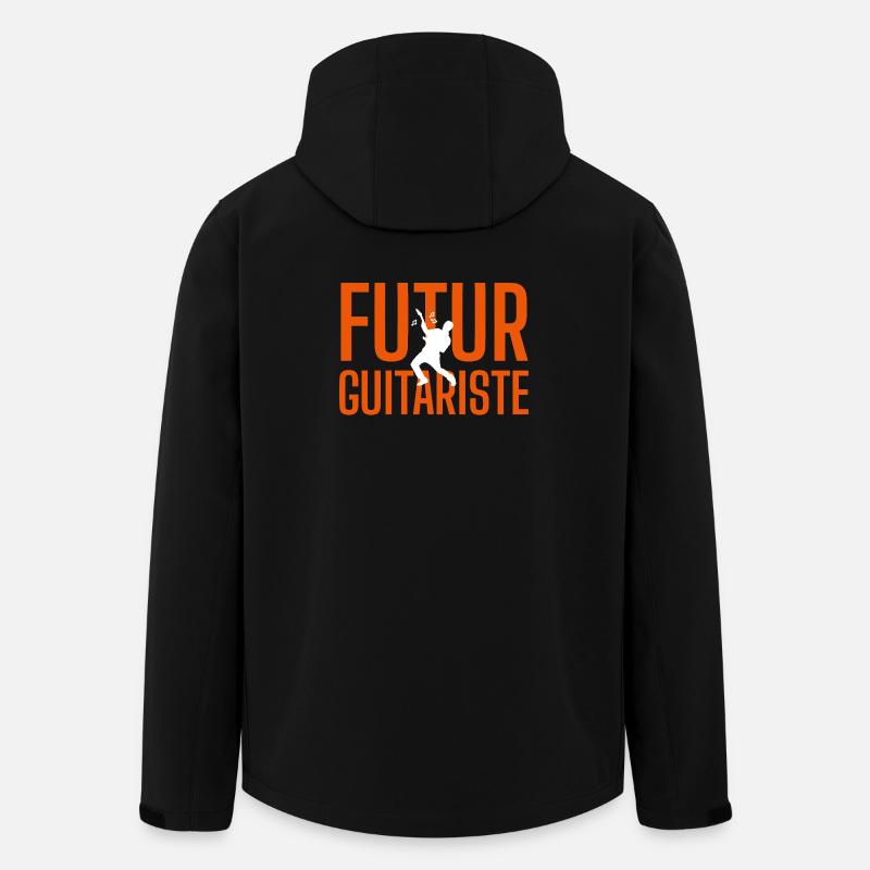 futur guitariste - Veste softshell homme en polyester recyclé Stanley/Stella - noir