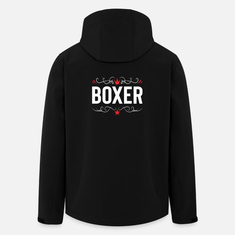 Boxer Boxing Sports - Men’s Recycled Softshell Jacket by Stanley/Stella - black
