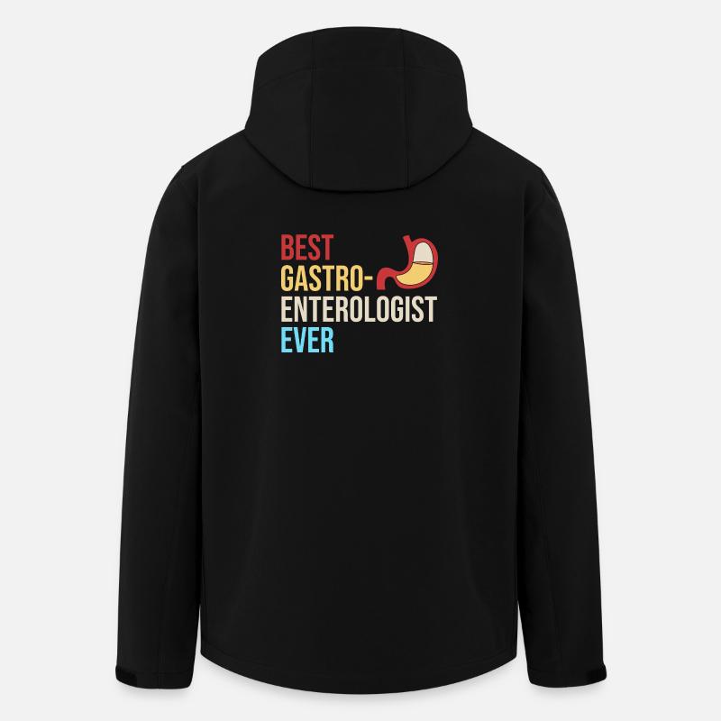 Gastro-entérologie - Veste softshell homme en polyester recyclé Stanley/Stella - noir