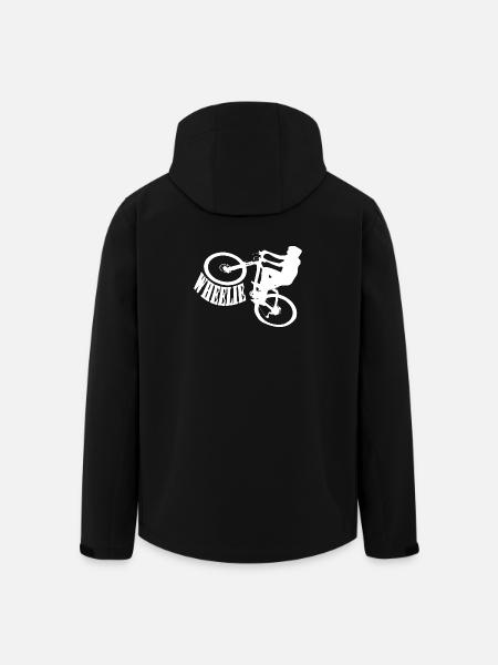 Roue roue - Veste softshell homme en polyester recyclé Stanley/Stella - noir