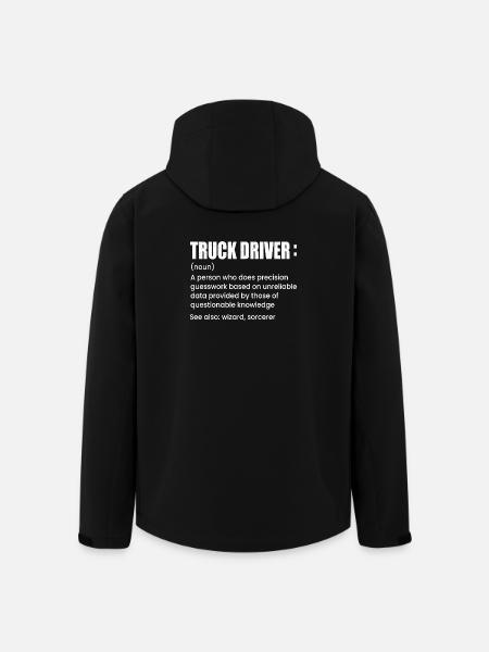 Lkw Fahrer - Recycelte Männer Softshell-Jacke von Stanley/Stella - Schwarz
