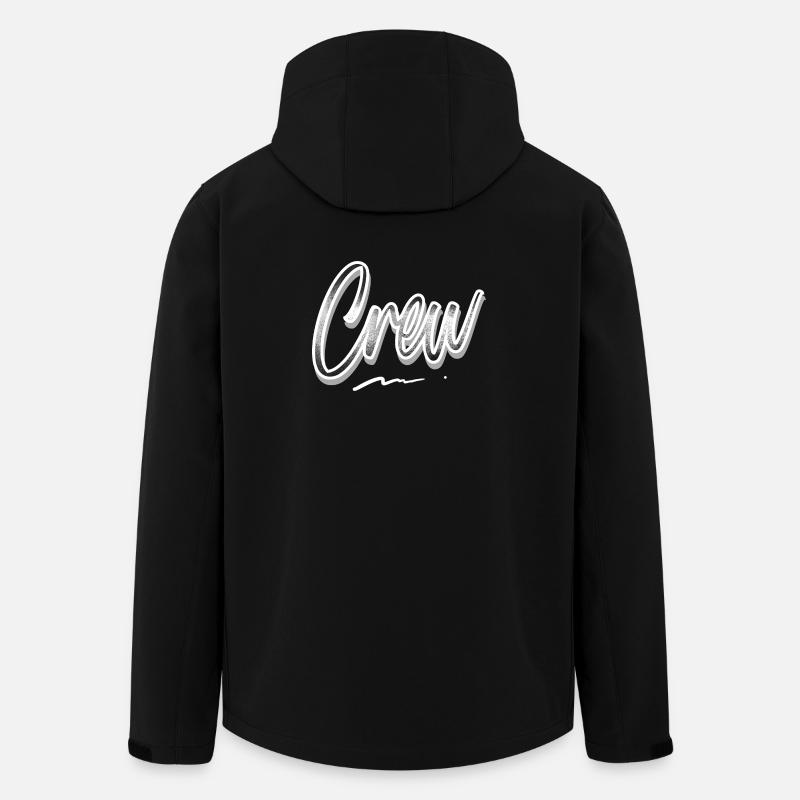 Équipage - Veste softshell homme en polyester recyclé Stanley/Stella - noir