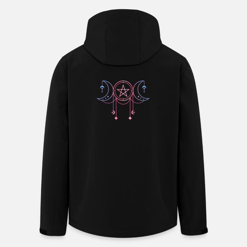 Dreifache Mondgöttin Transgender - Recycelte Männer Softshell-Jacke von Stanley/Stella - Schwarz