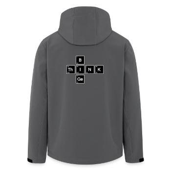 Think Big (Schwarz) - Recycelte Männer Softshell-Jacke von Stanley/Stella - Anthrazit - Hinten - AI Model Male 185 light (185cm)