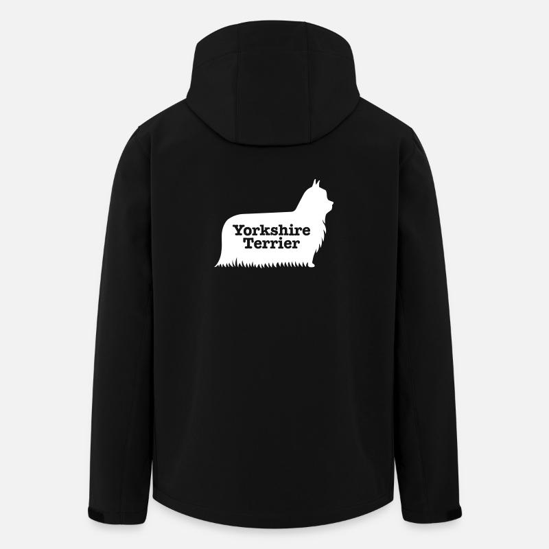 Yorkshire Terrier - Veste softshell homme en polyester recyclé Stanley/Stella - noir