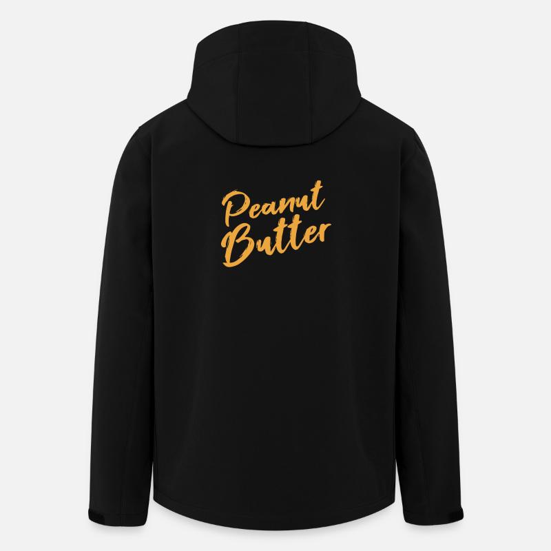 Peanut butter - Men’s Recycled Softshell Jacket by Stanley/Stella - black