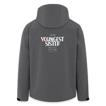 Sœur cadette - Veste softshell homme en polyester recyclé Stanley/Stella - charbon - Dos - AI Model Male 185 light (185cm)