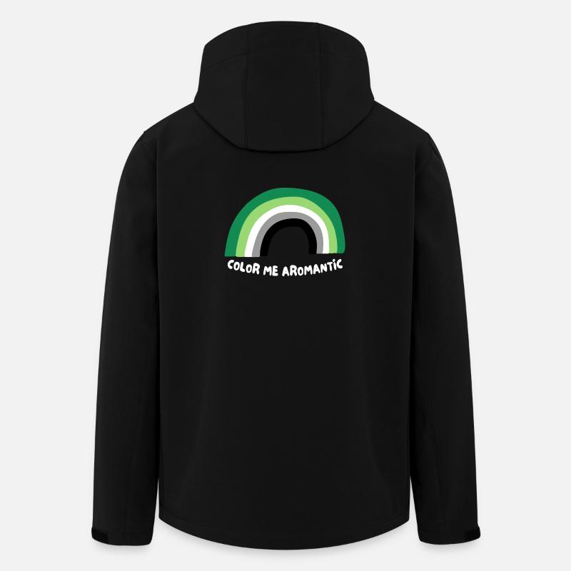 Malen Sie mich Aromantisch - Recycelte Männer Softshell-Jacke von Stanley/Stella - Schwarz