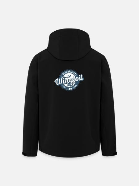 International Wingfoil Team - Men’s Recycled Softshell Jacket by Stanley/Stella - black